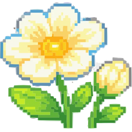 🌼 Эмодзи «Пиксельная весна» для Telegram