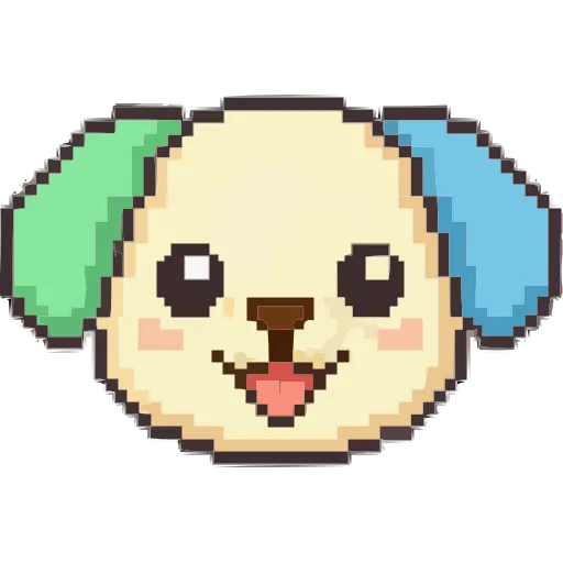 🐶 Эмодзи «Пиксельная весна» для Telegram