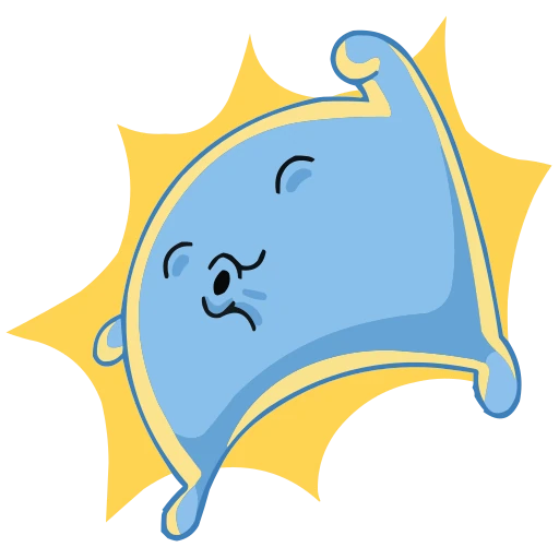 🥳 Стикер «Подушка» для Telegram