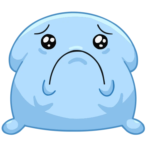 ☹️ Стикер «Подушка» для Telegram