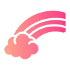 🌩 Эмодзи «Розовый» для Telegram