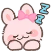 😴 Эмодзи «Pink Bunny» для Telegram