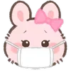 😷 Эмодзи «Pink Bunny» для Telegram