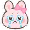 🥺 Эмодзи «Pink Bunny» для Telegram