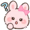 ❔ Эмодзи «Pink Bunny» для Telegram