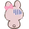 😩 Эмодзи «Pink Bunny» для Telegram