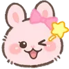 😉 Эмодзи «Pink Bunny» для Telegram