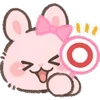 ⭕️ Эмодзи «Pink Bunny» для Telegram