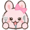 🤤 Эмодзи «Pink Bunny» для Telegram