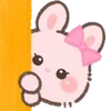 🐰 Эмодзи «Pink Bunny» для Telegram