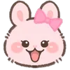 😳 Эмодзи «Pink Bunny» для Telegram