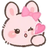 😘 Эмодзи «Pink Bunny» для Telegram