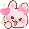 💖 Эмодзи «Pink Bunny» для Telegram