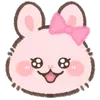 🥹 Эмодзи «Pink Bunny» для Telegram