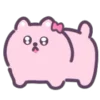 🥺 Эмодзи «Pink Cat - розовый котик» для Telegram