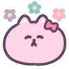 ☺️ Эмодзи «Pink Cat - розовый котик» для Telegram