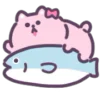 🐟 Эмодзи «Pink Cat - розовый котик» для Telegram