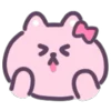 😆 Эмодзи «Pink Cat - розовый котик» для Telegram