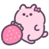 🍓 Эмодзи «Pink Cat - розовый котик» для Telegram