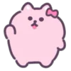 👋 Эмодзи «Pink Cat - розовый котик» для Telegram