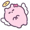 👼 Эмодзи «Pink Cat - розовый котик» для Telegram