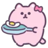 🍳 Эмодзи «Pink Cat - розовый котик» для Telegram