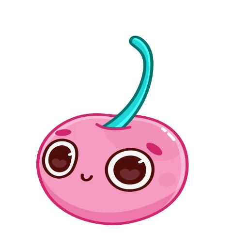 🙂 Стикер «Pink Cherry» для Telegram