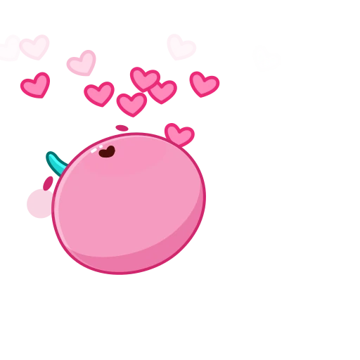 👩‍❤️‍👨 Стикер «Pink Cherry» для Telegram