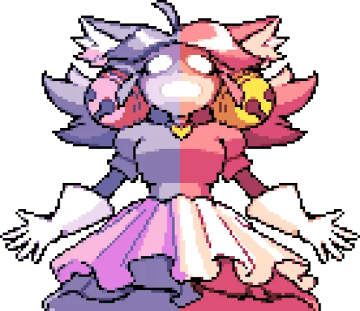 ❤️ Стикер «Deltarune Pink (Cutie Mew Mew)» для Telegram