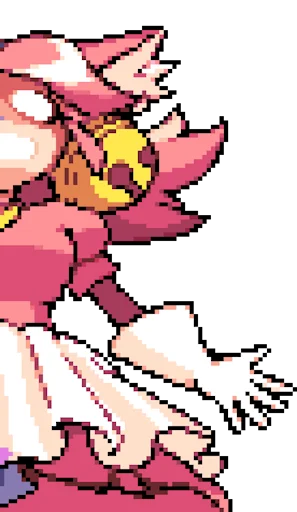 💔 Стикер «Deltarune Pink (Cutie Mew Mew)» для Telegram
