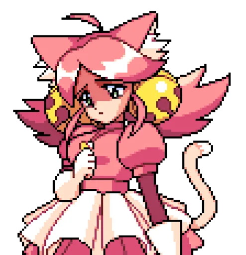 😞 Стикер «Deltarune Pink (Cutie Mew Mew)» для Telegram