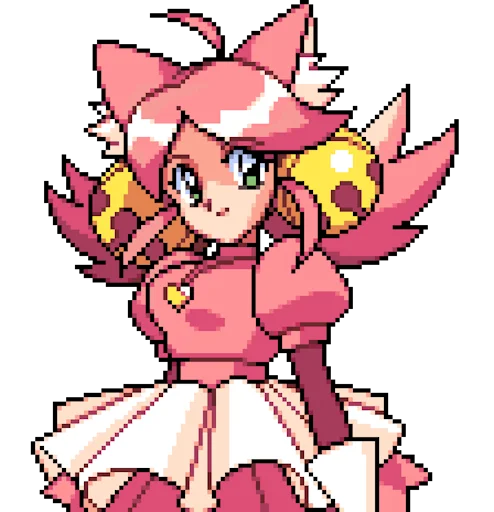Стикерпак Deltarune Pink (Cutie Mew Mew) для Telegram