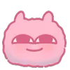 😏 Эмодзи «☺ Pink Marshmallow» для Telegram