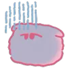 😰 Эмодзи «☺ Pink Marshmallow» для Telegram