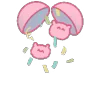 🎊 Эмодзи «☺ Pink Marshmallow» для Telegram
