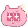 ✨ Эмодзи «☺ Pink Marshmallow» для Telegram