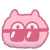 😎 Эмодзи «☺ Pink Marshmallow» для Telegram