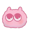 😳 Эмодзи «☺ Pink Marshmallow» для Telegram
