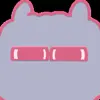 😑 Эмодзи «☺ Pink Marshmallow» для Telegram