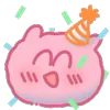 🎊 Эмодзи «☺ Pink Marshmallow» для Telegram