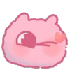 😉 Эмодзи «☺ Pink Marshmallow» для Telegram