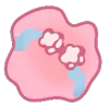 😭 Эмодзи «☺ Pink Marshmallow» для Telegram