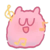 🎶 Эмодзи «☺ Pink Marshmallow» для Telegram