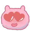 😍 Эмодзи «☺ Pink Marshmallow» для Telegram