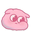 😐 Эмодзи «☺ Pink Marshmallow» для Telegram