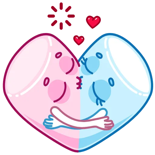 ❤️ Стикер «Marshmallow» для Telegram