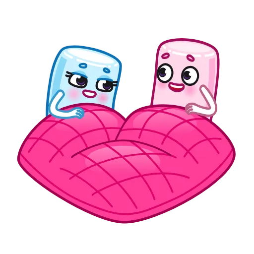 ❤️‍🔥 Стикер «Marshmallow» для Telegram