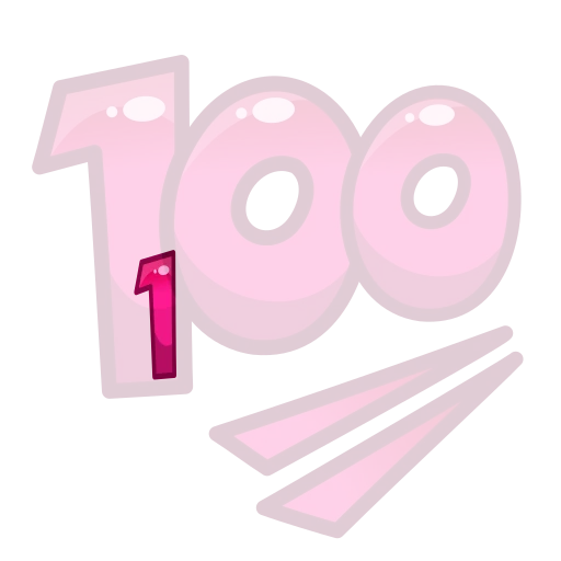 💯 Эмодзи «Pink mix - розовые иконки и таблички для оформления постов» для Telegram