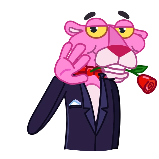 👋 Стикер «Pink Panther» для Telegram