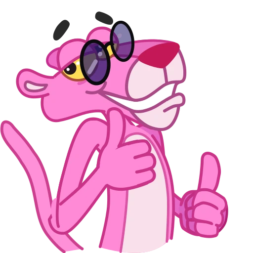 👍 Стикер «Pink Panther» для Telegram